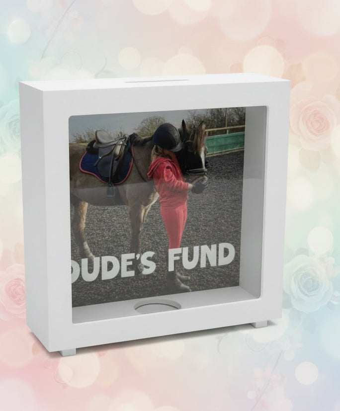 Personalised wooden money box