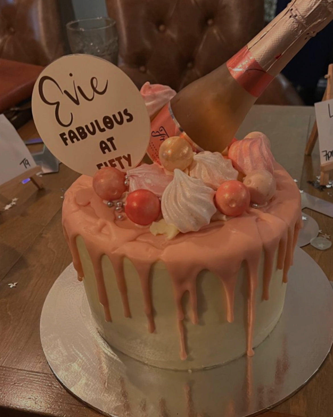 Acrylic cake toppers