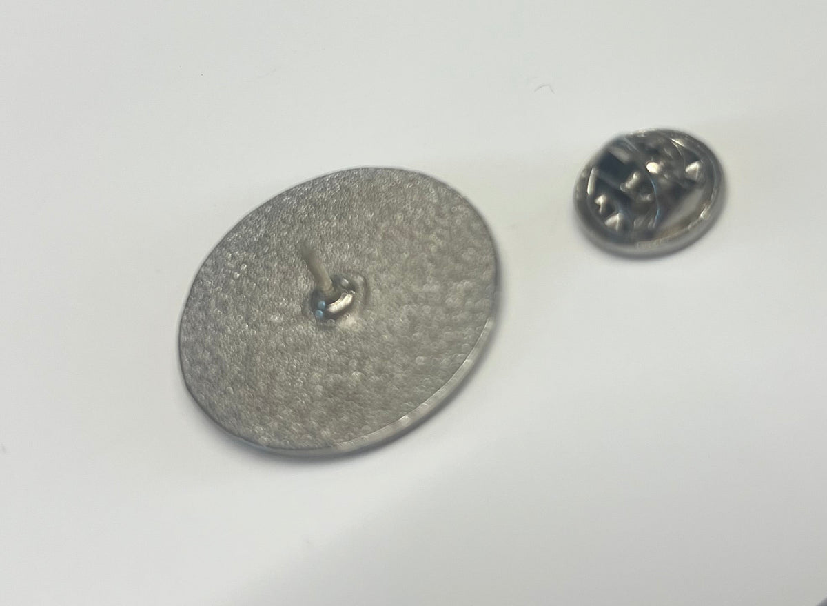 Silver Lapel Badge