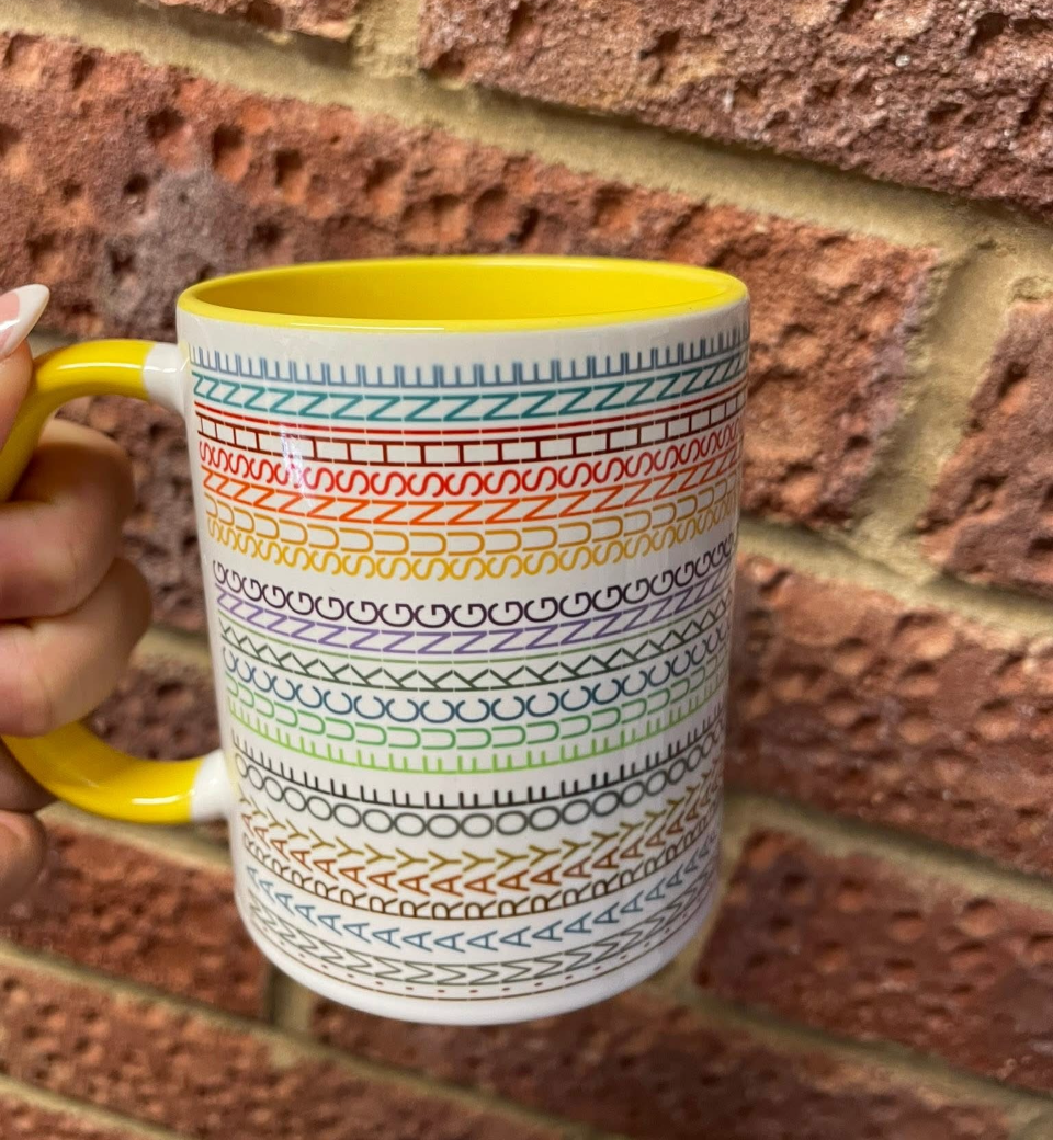 11 ounce white mugs