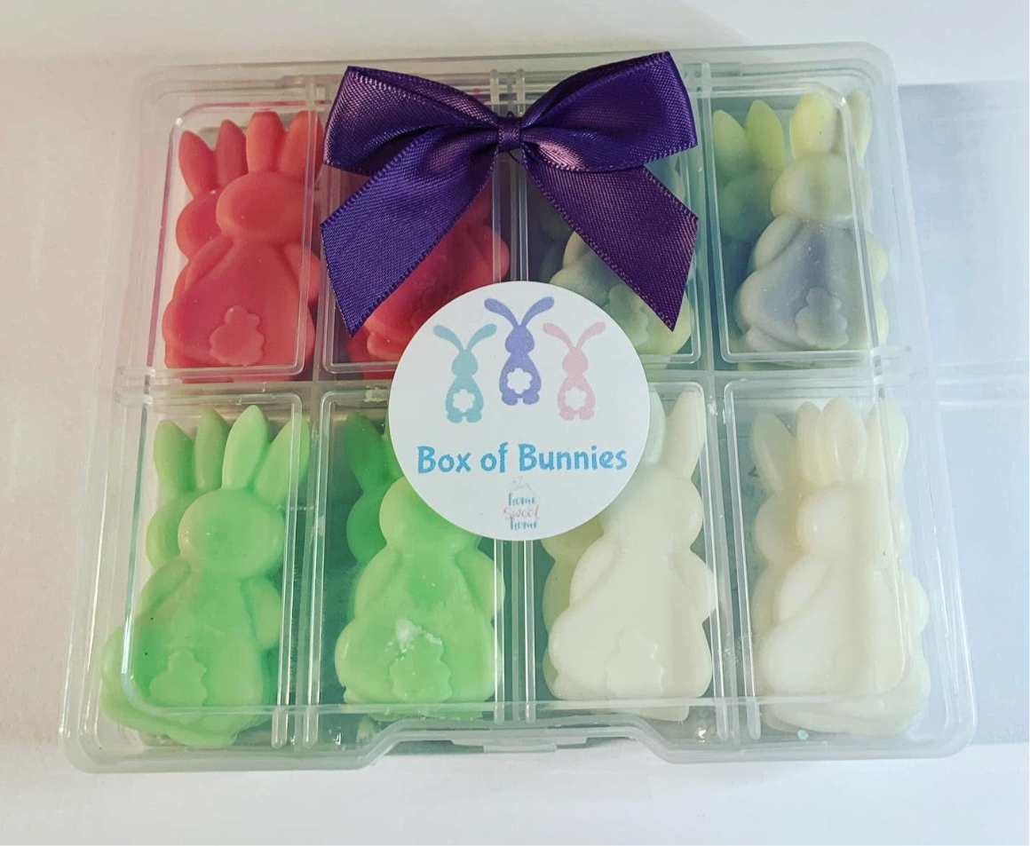 Box of bunny wax melts