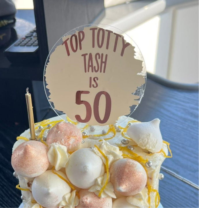 Acrylic cake toppers