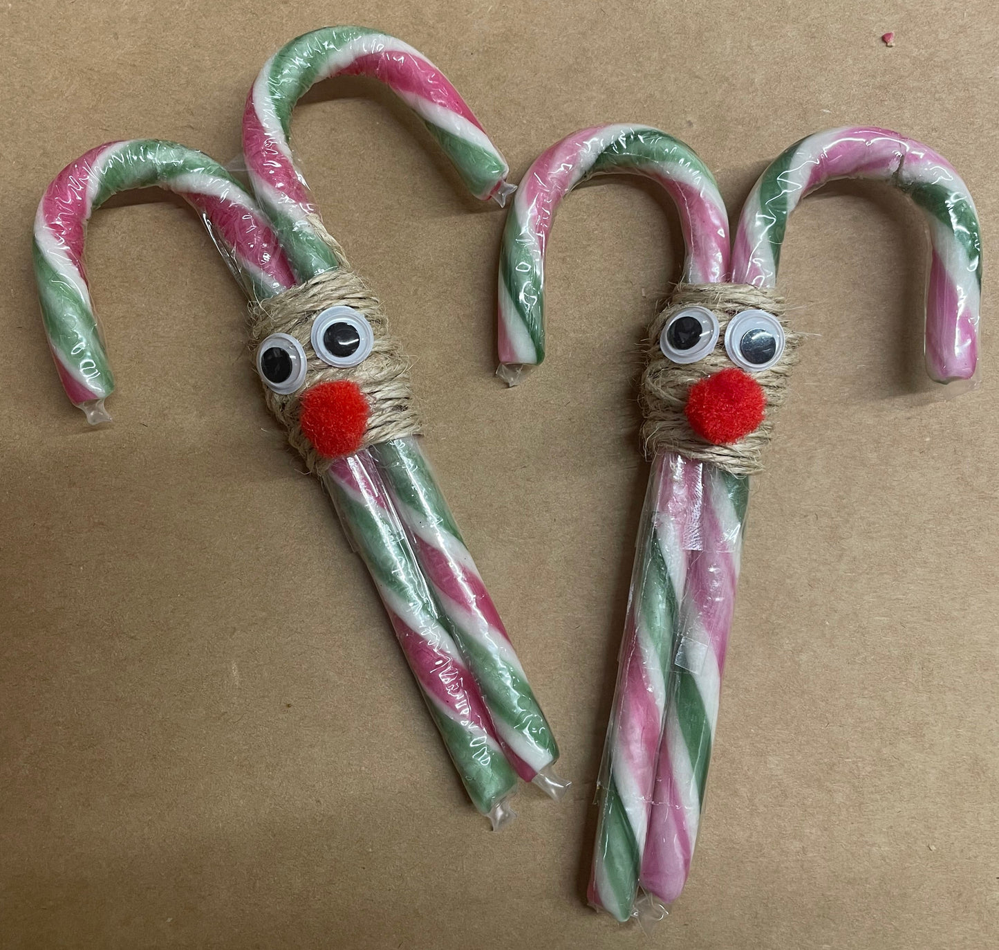 Rudolph candy canes