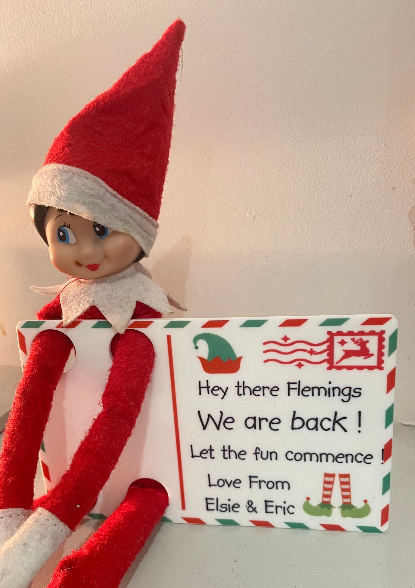 Elf acrylic postcards