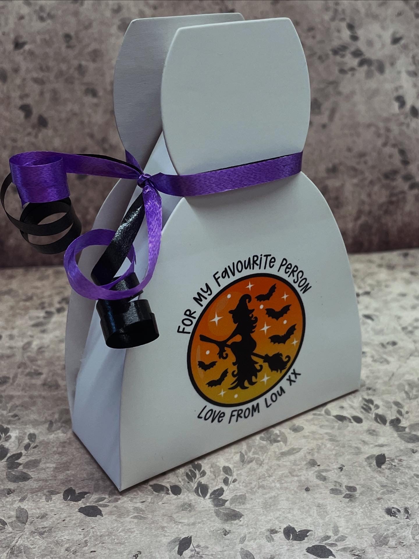 Halloween personalised sweet boxes