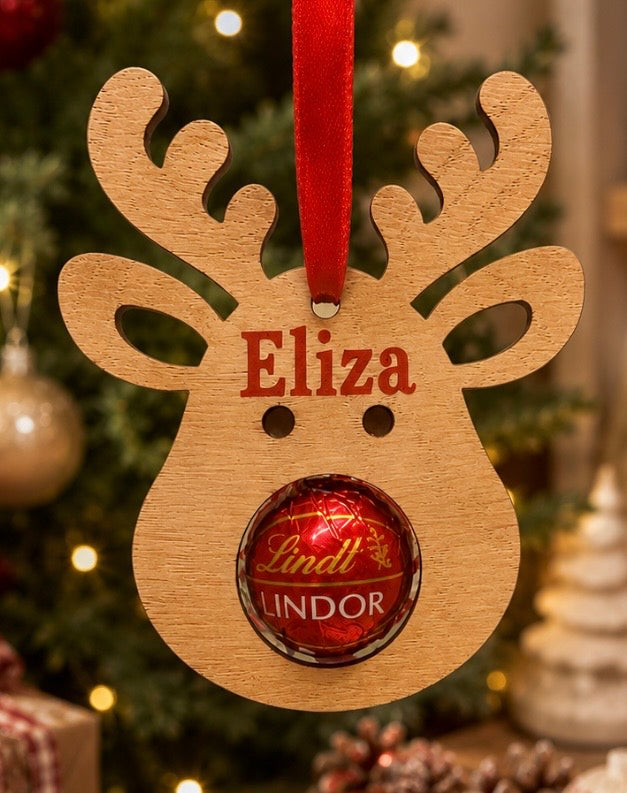 Wooden Reindeer Decorations