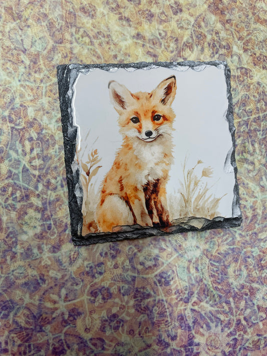 Slate mug coaster