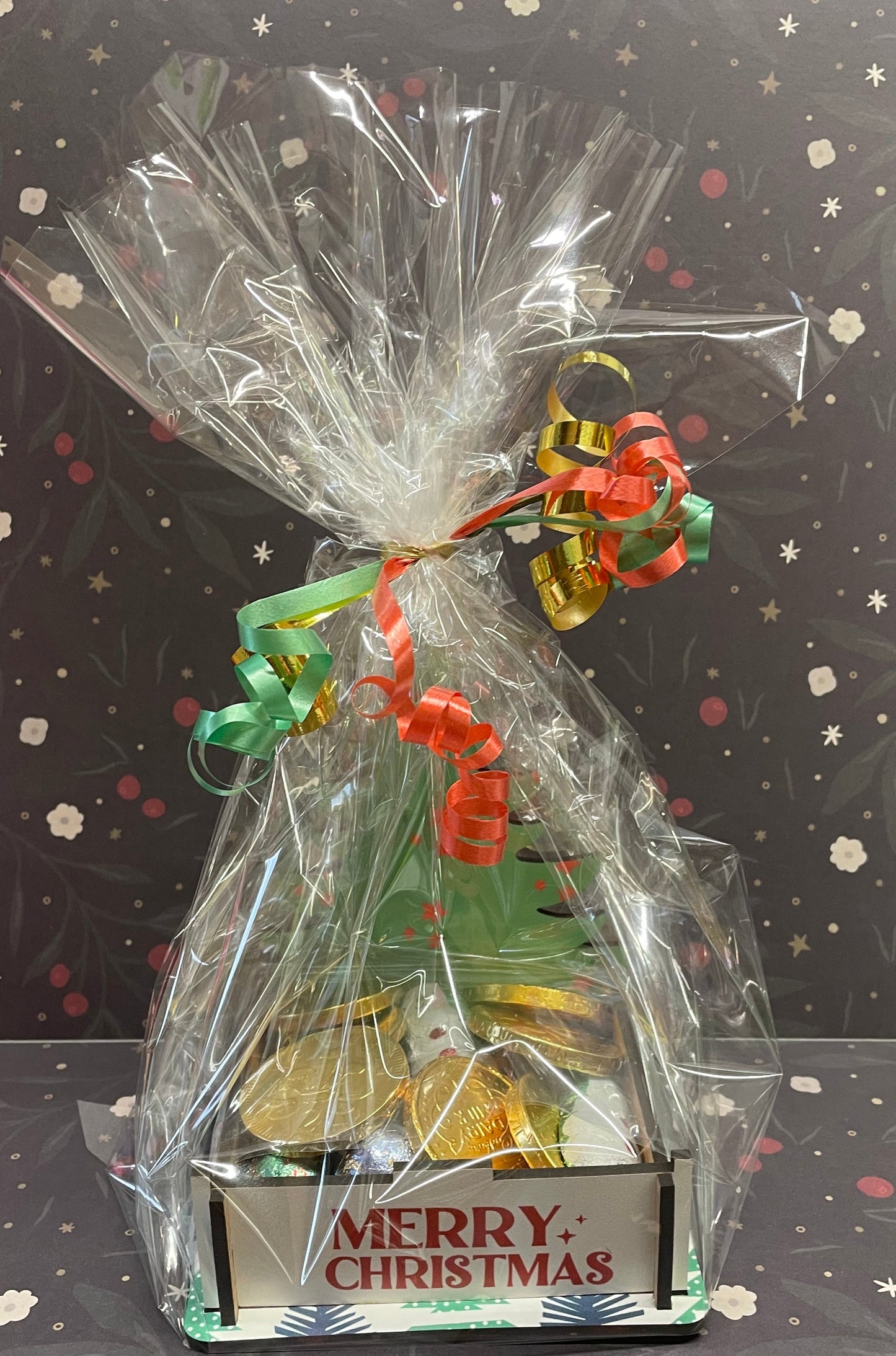 Christmas wooden mini crates