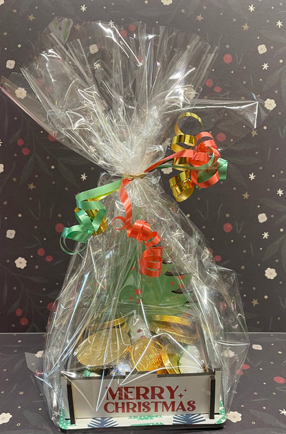 Christmas wooden mini crates