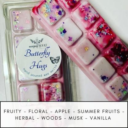 Large wax bars - floral  and outdoors scents