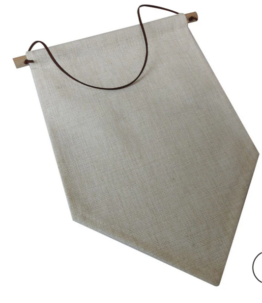 Linen Santa flags