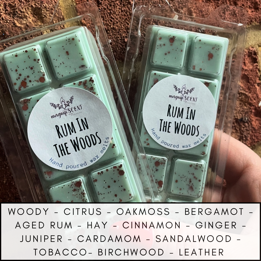 Large wax bars - floral  and outdoors scents