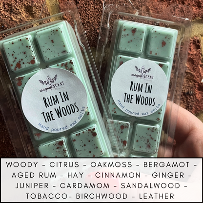 Large wax bars - floral  and outdoors scents