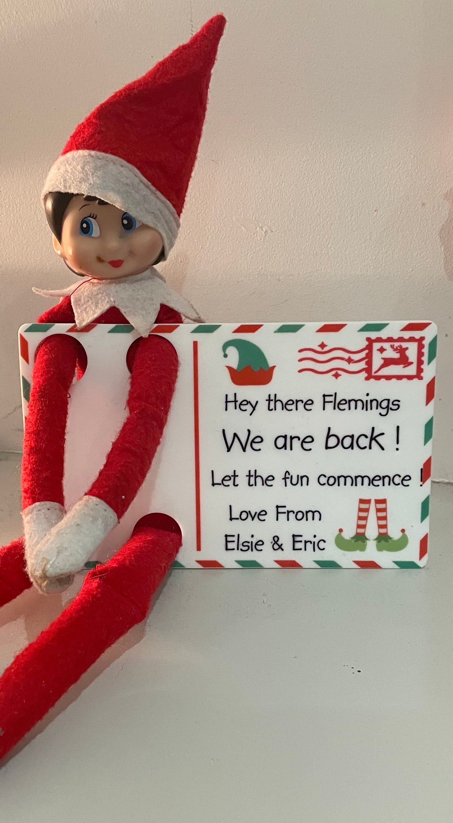 Elf acrylic postcards