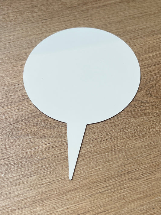 Aluminium Cake Topper