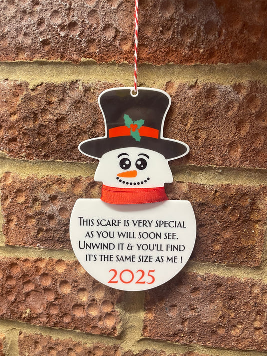 Pre made snowman dec