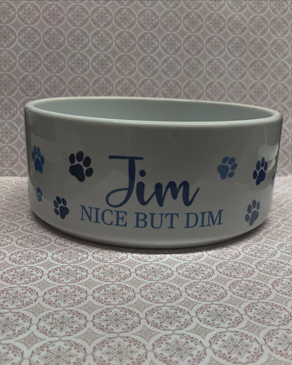 Ceramic pet bowls