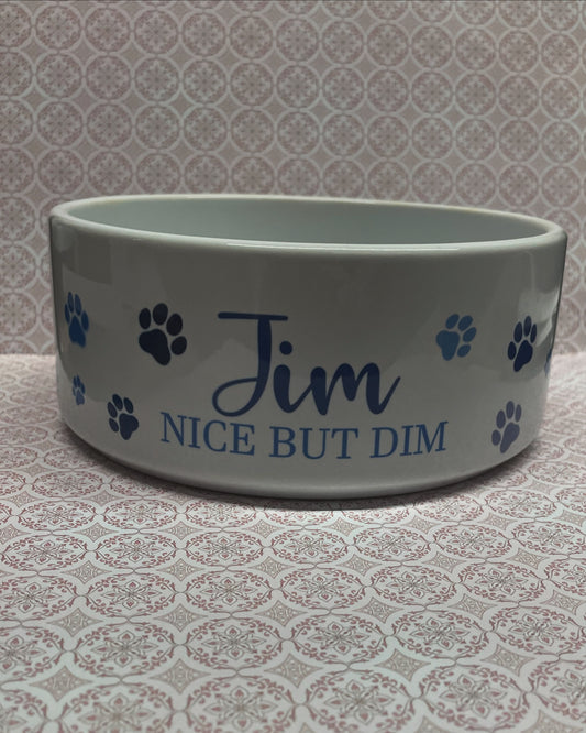 Ceramic pet bowls