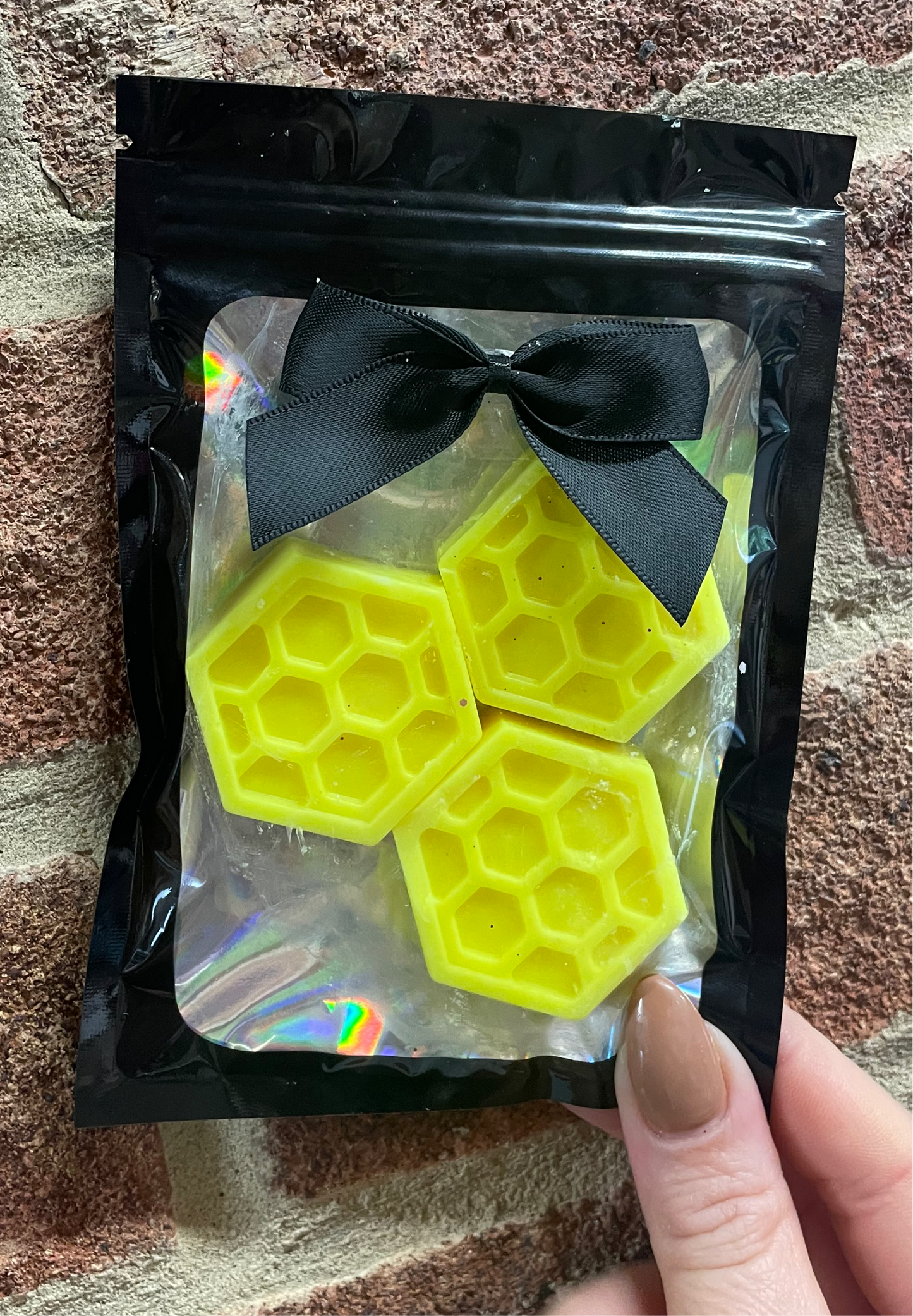 Bag of honey comb wax