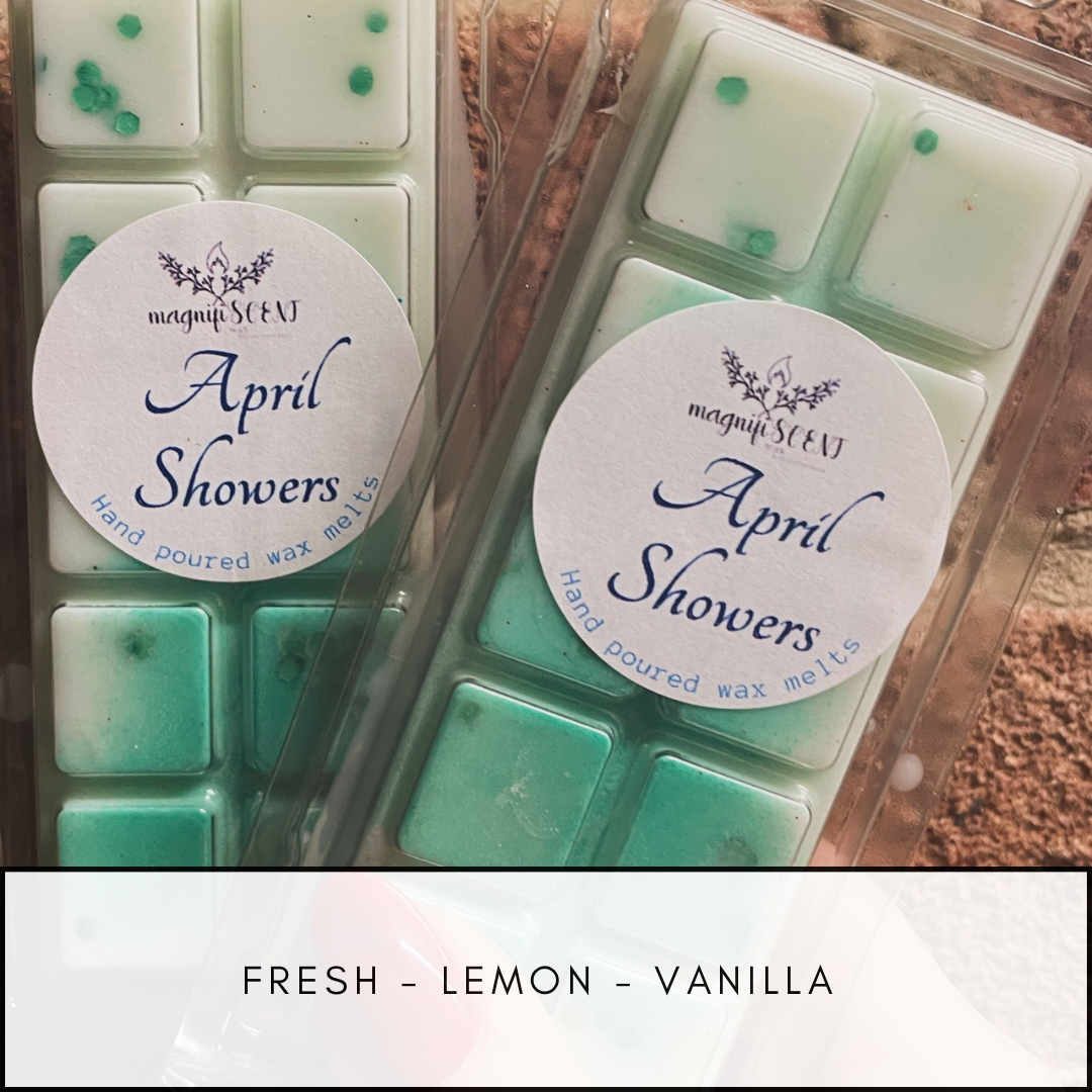 Large wax bars - floral  and outdoors scents