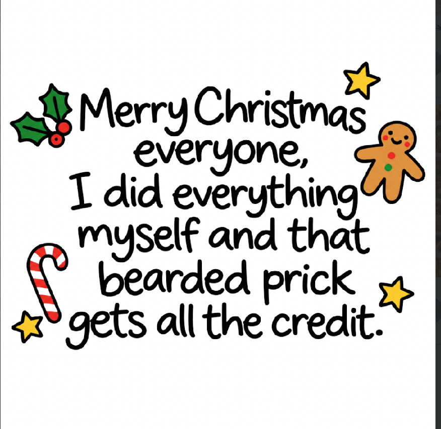 Funny / sweary Christmas mugs