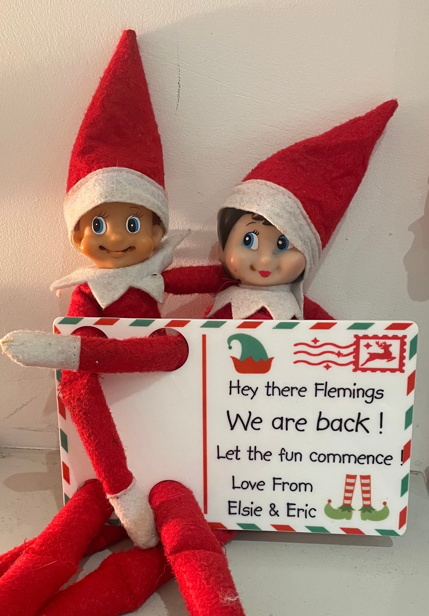 Elf acrylic postcards