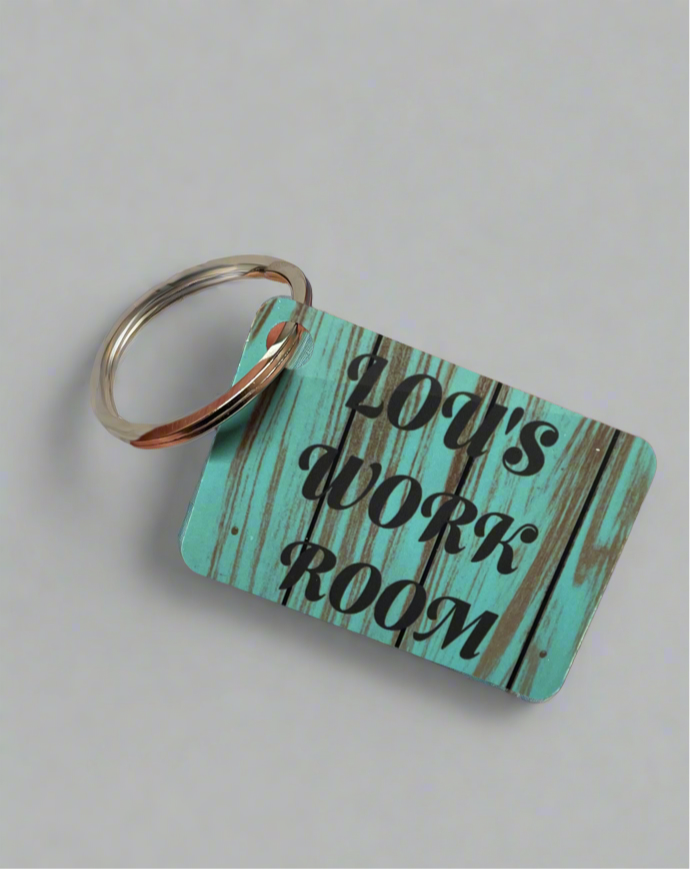 Flexible plastic keyrings