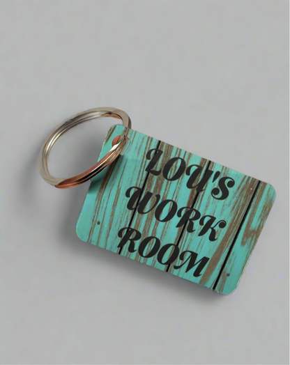 Flexible plastic keyrings