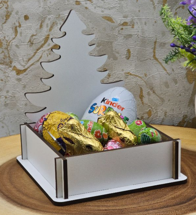 Christmas wooden mini crates