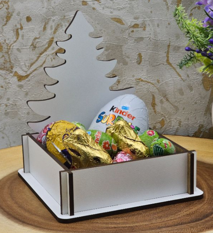 Christmas wooden mini crates