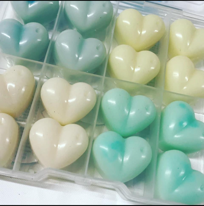 Box of heart wax melts