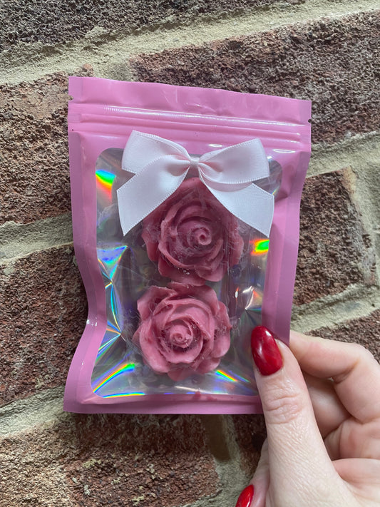 Large rose wax melts