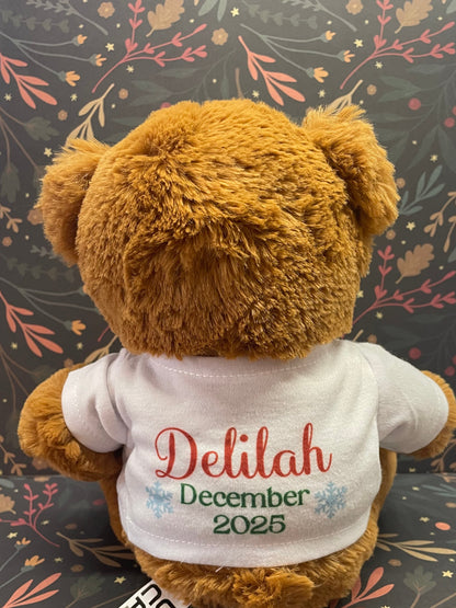 Teddy Bear With Personalised T-shirt