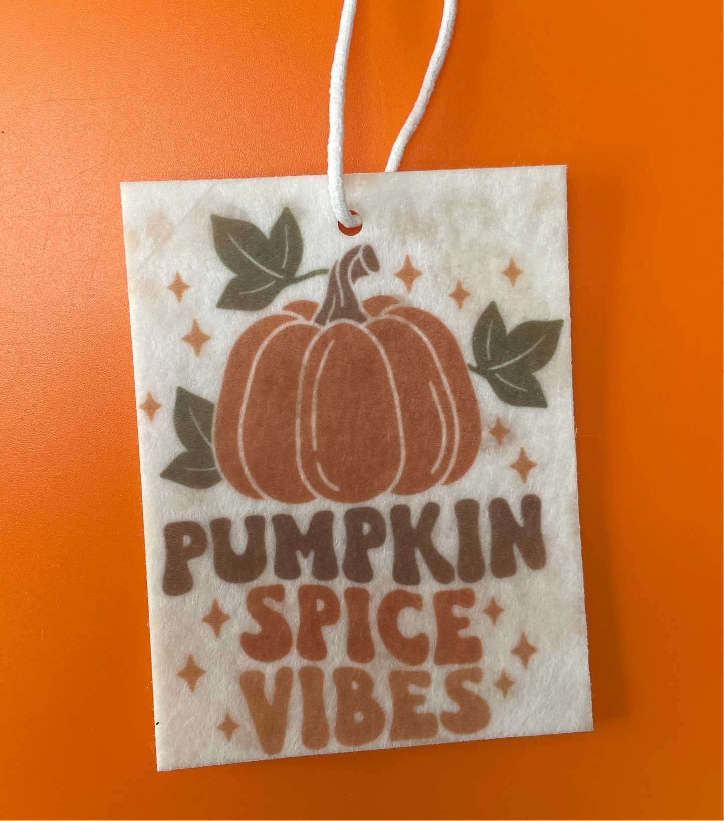 Car air fresheners- pumpkin spice