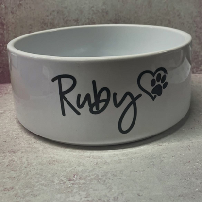 Ceramic pet bowls