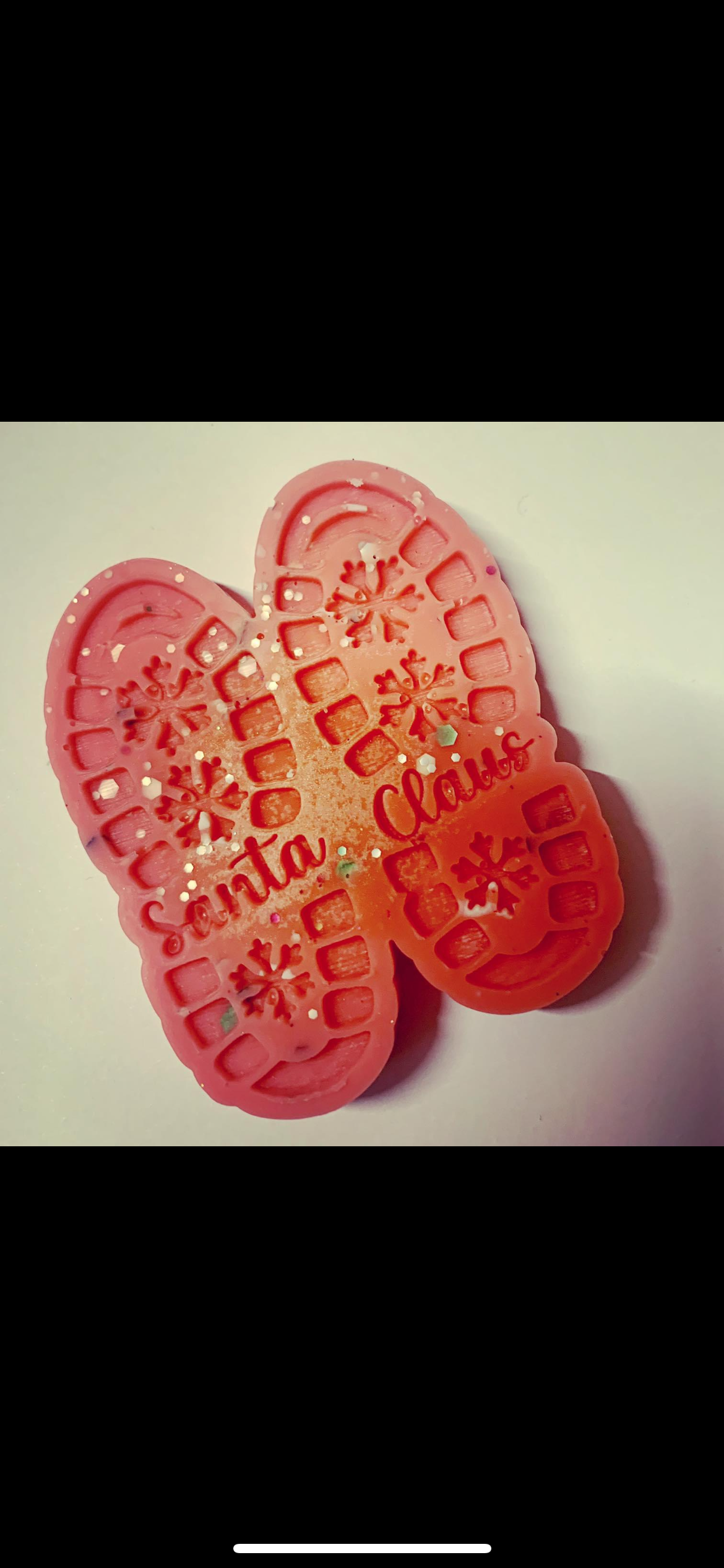 Santa’s boot print wax bar