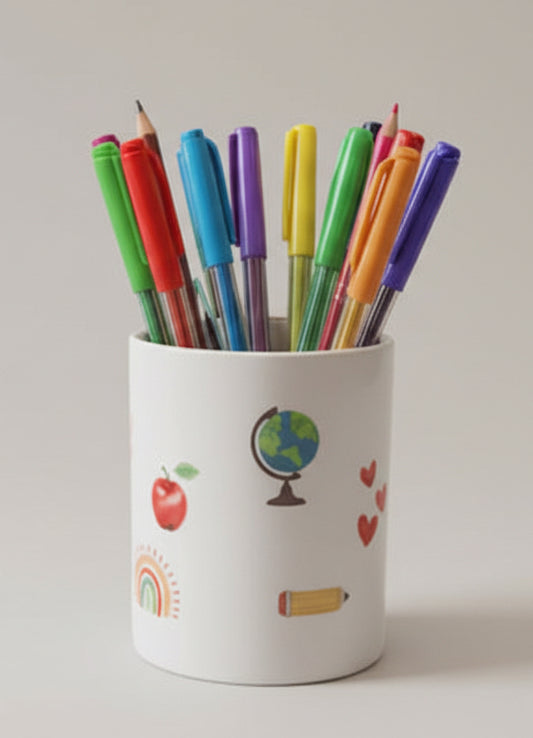 Teaching ceramic pen pot (sale , one off )