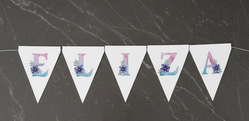Personalised Linen Bunting
