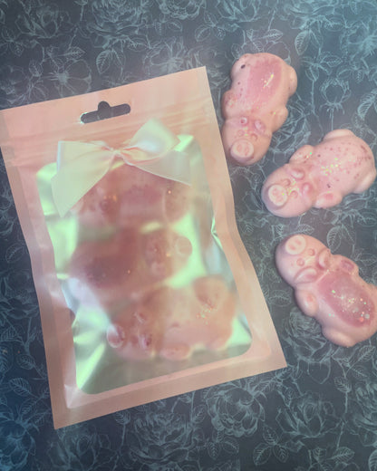 Bag of pig shaped wax