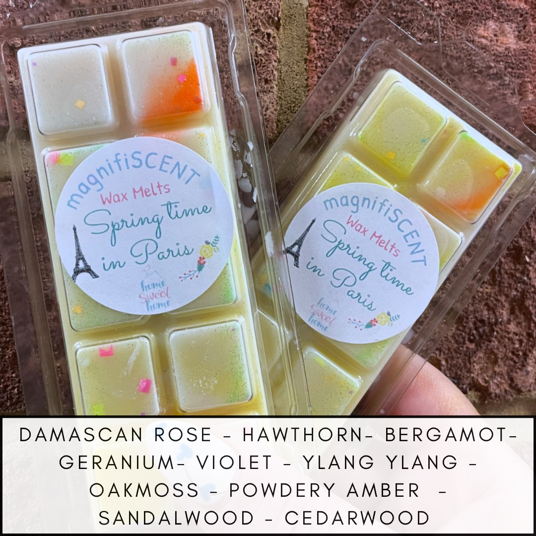 Large wax bars - floral  and outdoors scents