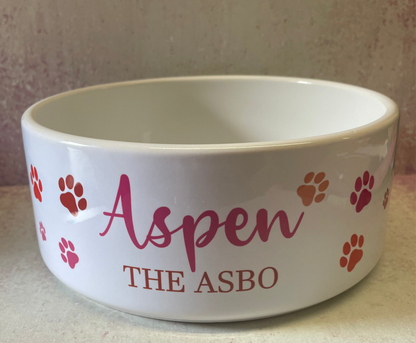 Ceramic pet bowls