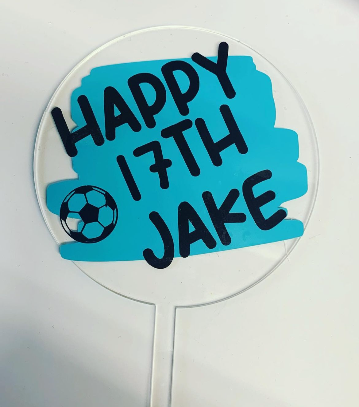 Acrylic cake toppers