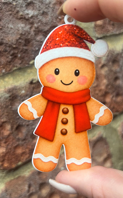Gingerbread People Personalised Decorations