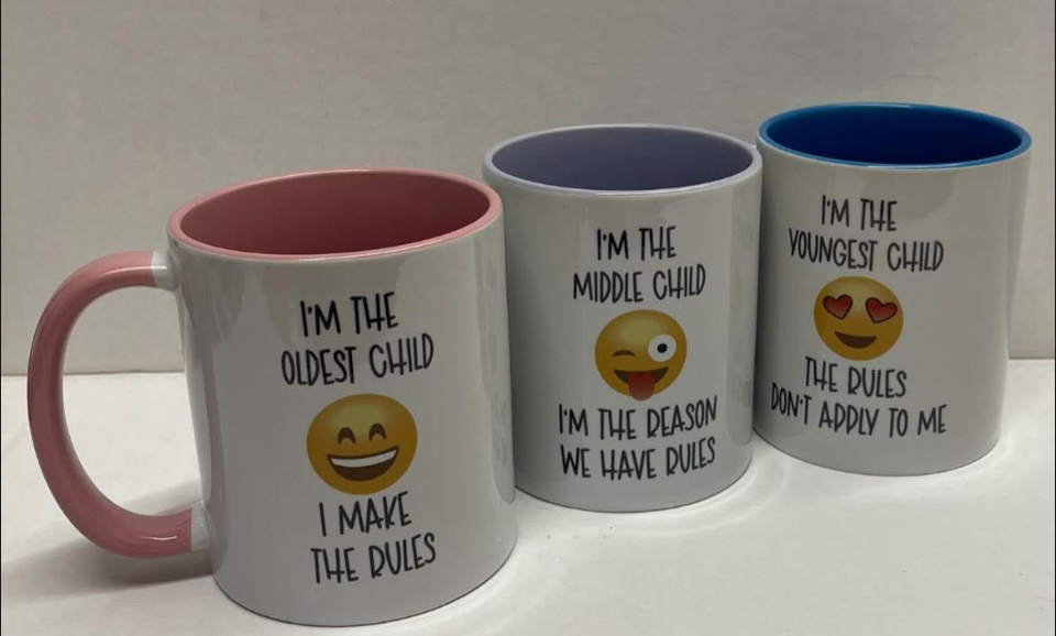 11 ounce white mugs