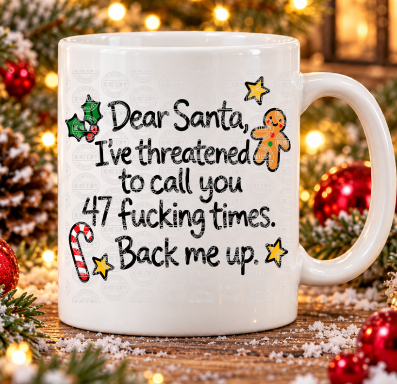 Funny / sweary Christmas mugs