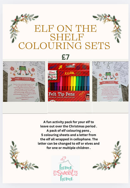 Elf Colouring Sets