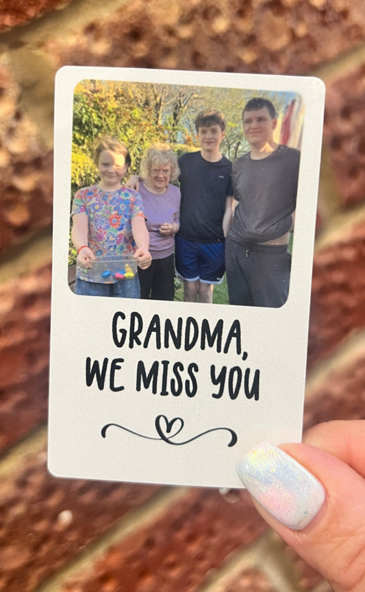 Metal wallet / purse keepsake