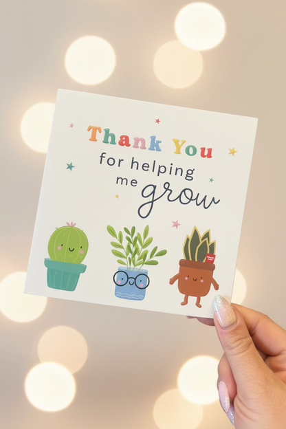 Teacher thank you cards