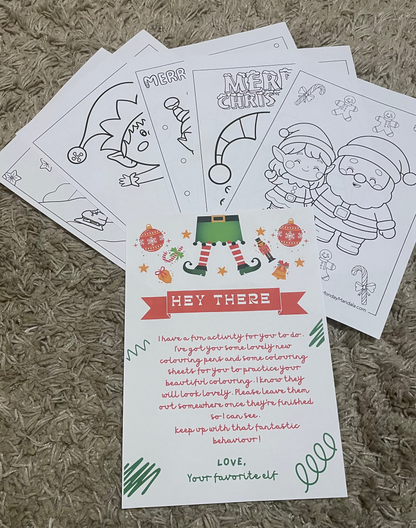 Elf Colouring Sets