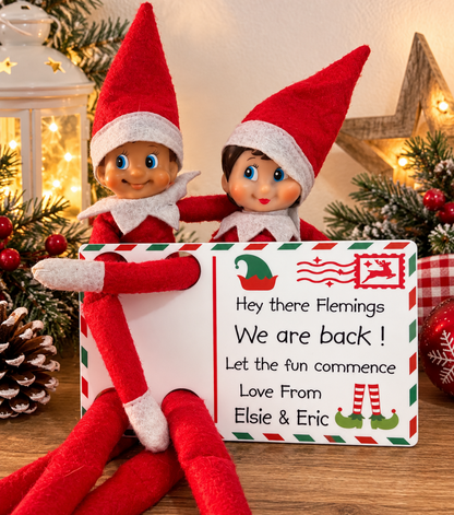 Elf acrylic postcards